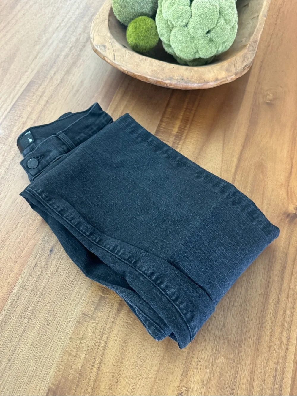 MOTHER Black High-Rise Denim Pants - Picture 2 of 7